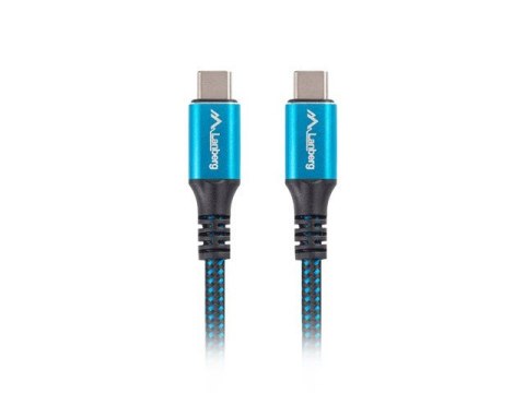 LANBERG KABEL USB-C M/M 4.0 0.5M 100W 8K 30HZ CA-CMCM-45CU-0005-BK LANBERG KABEL USB-C M/M 4.0 0.5M 100W 8K 30HZ CA-CMCM-45CU-0005-BK