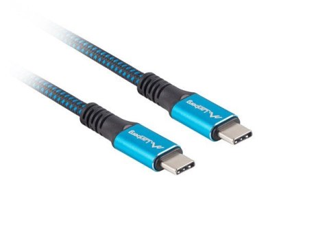LANBERG KABEL USB-C M/M 4.0 0.5M 100W 8K 30HZ CA-CMCM-45CU-0005-BK LANBERG KABEL USB-C M/M 4.0 0.5M 100W 8K 30HZ CA-CMCM-45CU-0005-BK