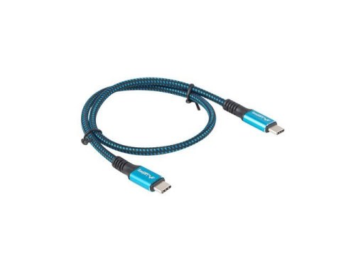 LANBERG KABEL USB-C M/M 4.0 0.5M 100W 8K 30HZ CA-CMCM-45CU-0005-BK LANBERG KABEL USB-C M/M 4.0 0.5M 100W 8K 30HZ CA-CMCM-45CU-0005-BK