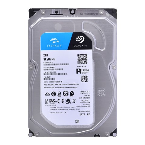Dysk twardy HDD Seagate SkyHawk 2TB 3,5" SATA ST2000VX017 Dysk twardy HDD Seagate SkyHawk 2TB 3,5" SATA ST2000VX017
