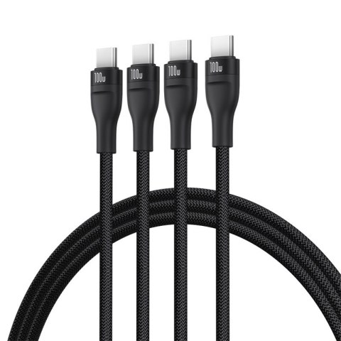 Kabel Baseus Flash Series 3 100W 1,5m (czarny) Kabel Baseus Flash Series 3 100W 1,5m (czarny)