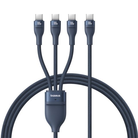 Kabel Baseus Flash Series 3 100W 1,5m (niebieski) Kabel Baseus Flash Series 3 100W 1,5m (niebieski)
