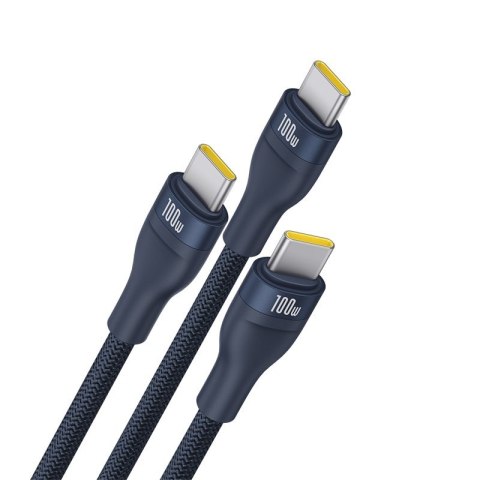 Kabel Baseus Flash Series 3 100W 1,5m (niebieski) Kabel Baseus Flash Series 3 100W 1,5m (niebieski)
