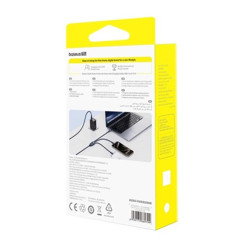 Kabel Baseus Flash Series 3 100W 1,5m (niebieski) Kabel Baseus Flash Series 3 100W 1,5m (niebieski)