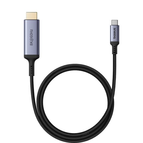 Kabel Baseus High Definition USB C-HDMI 8K 1,5m (czarny) Kabel Baseus High Definition USB C-HDMI 8K 1,5m (czarny)