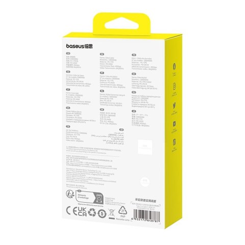 Kabel Baseus Superior Typ C-Typ C 240W 1m (biały) Kabel Baseus Superior Typ C-Typ C 240W 1m (biały)