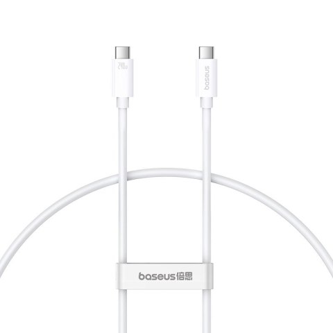 Kabel Baseus Superior Typ C-Typ C 240W 1m (biały) Kabel Baseus Superior Typ C-Typ C 240W 1m (biały)