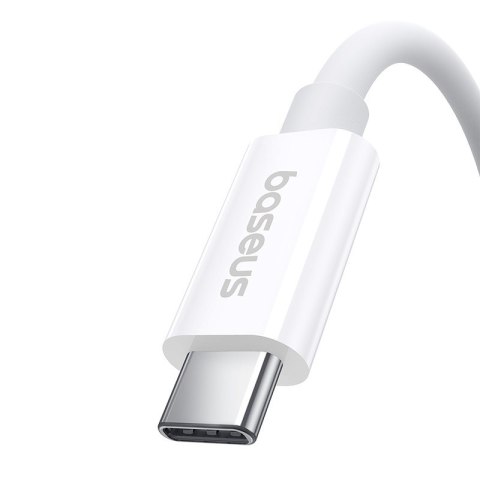 Kabel Baseus Superior Typ C-Typ C 240W 1m (biały) Kabel Baseus Superior Typ C-Typ C 240W 1m (biały)