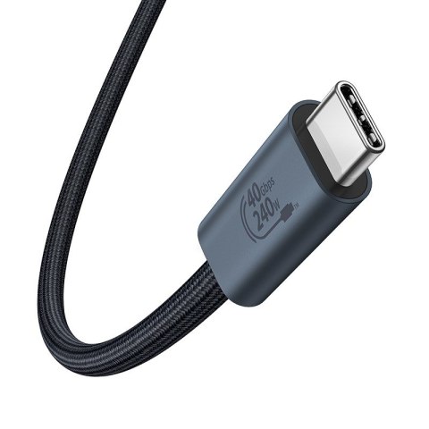 Kabel Baseus Typ C-Typ C 240W 1m (czarny) Kabel Baseus Typ C-Typ C 240W 1m (czarny)
