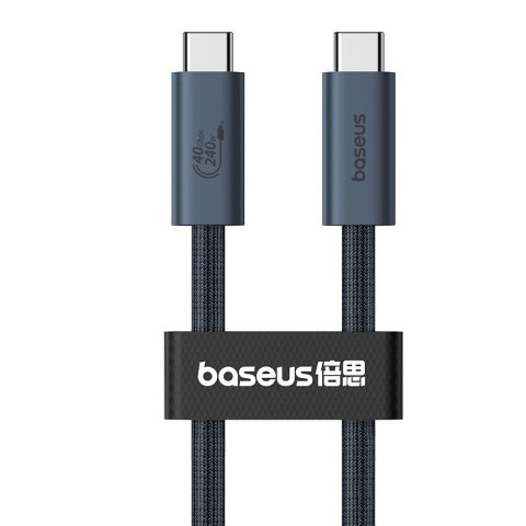 Kabel Baseus Typ C-Typ C 240W 1m (czarny) Kabel Baseus Typ C-Typ C 240W 1m (czarny)