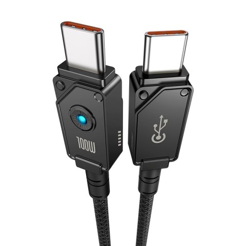Kabel Baseus Unbreakable Typ C-Typ C 100W 2m (czarny) Kabel Baseus Unbreakable Typ C-Typ C 100W 2m (czarny)
