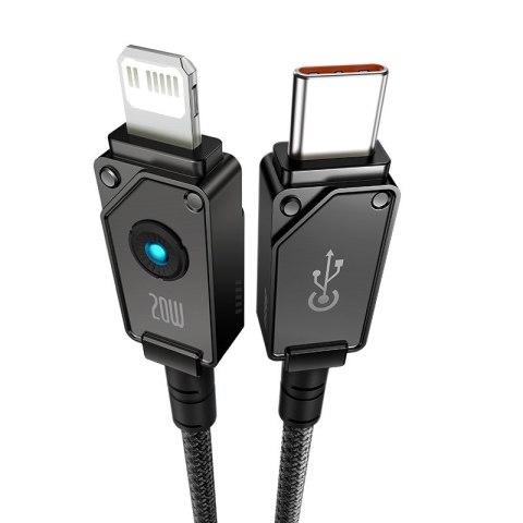 Kabel Baseus Unbreakable USB C-IP 20W 2m (czarny) Kabel Baseus Unbreakable USB C-IP 20W 2m (czarny)