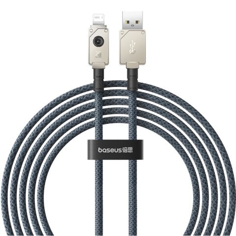 Kabel Baseus Unbreakable USB-IP 2.4A 2m (biały) Kabel Baseus Unbreakable USB-IP 2.4A 2m (biały)