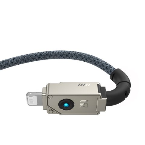 Kabel Baseus Unbreakable USB-IP 2.4A 2m (biały) Kabel Baseus Unbreakable USB-IP 2.4A 2m (biały)