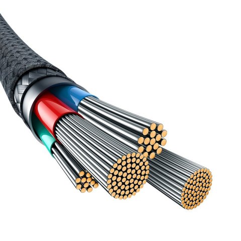 Kabel Baseus Unbreakable USB-IP 2.4A 2m (biały) Kabel Baseus Unbreakable USB-IP 2.4A 2m (biały)