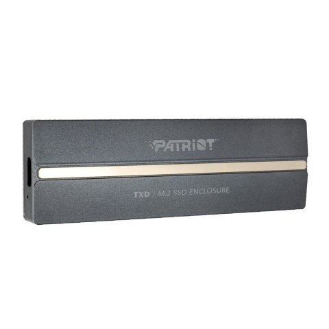 Patriot TXD obudowa USB3.2 do SSD M.2 NVMe 1.3, do 8TB - Aluminium Patriot TXD obudowa USB3.2 do SSD M.2 NVMe 1.3, do 8TB - Aluminium