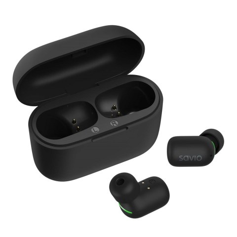 SAVIO BEZPRZEWODOWE SŁUCHAWKI BLUETOOTH 5.1 IPX5 TWS-09 SAVIO BEZPRZEWODOWE SŁUCHAWKI BLUETOOTH 5.1 IPX5 TWS-09