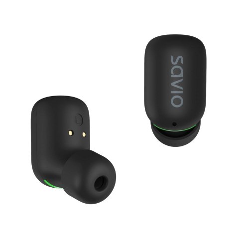 SAVIO BEZPRZEWODOWE SŁUCHAWKI BLUETOOTH 5.1 IPX5 TWS-09 SAVIO BEZPRZEWODOWE SŁUCHAWKI BLUETOOTH 5.1 IPX5 TWS-09