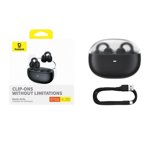 Słuchawki Baseus AirGo 1 Ring Open-Ear TWS (czarny) Słuchawki Baseus AirGo 1 Ring Open-Ear TWS (czarny)