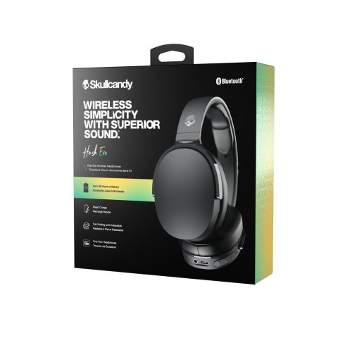 Słuchawki Skullcandy Hesh Evo Wireless True Black Słuchawki Skullcandy Hesh Evo Wireless True Black
