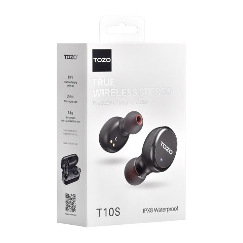 Słuchawki TWS TOZO T10S Black Słuchawki TWS TOZO T10S Black