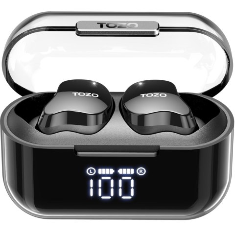 Słuchawki TWS TOZO T18 Crystal Buds Black Słuchawki TWS TOZO T18 Crystal Buds Black