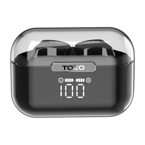 Słuchawki TWS TOZO T18 Crystal Buds Black Słuchawki TWS TOZO T18 Crystal Buds Black