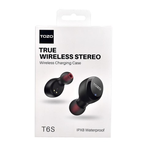 Słuchawki TWS TOZO T6S Black Słuchawki TWS TOZO T6S Black