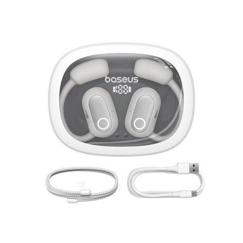 Słuchawki bezprzewodowe Baseus Eli Fit Open-Ear (biały) Słuchawki bezprzewodowe Baseus Eli Fit Open-Ear (biały)