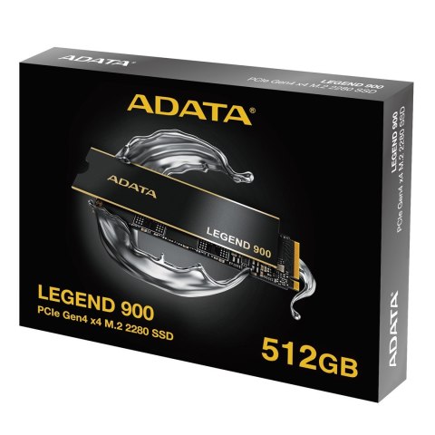 Dysk SSD ADATA Legend 900 ColorBox 512GB PCIe gen.4 Dysk SSD ADATA Legend 900 ColorBox 512GB PCIe gen.4