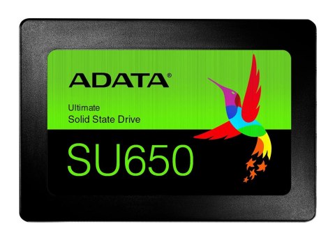 Dysk SSD ADATA Ultimate SU650 960GB 2,5" SATA III Dysk SSD ADATA Ultimate SU650 960GB 2,5" SATA III