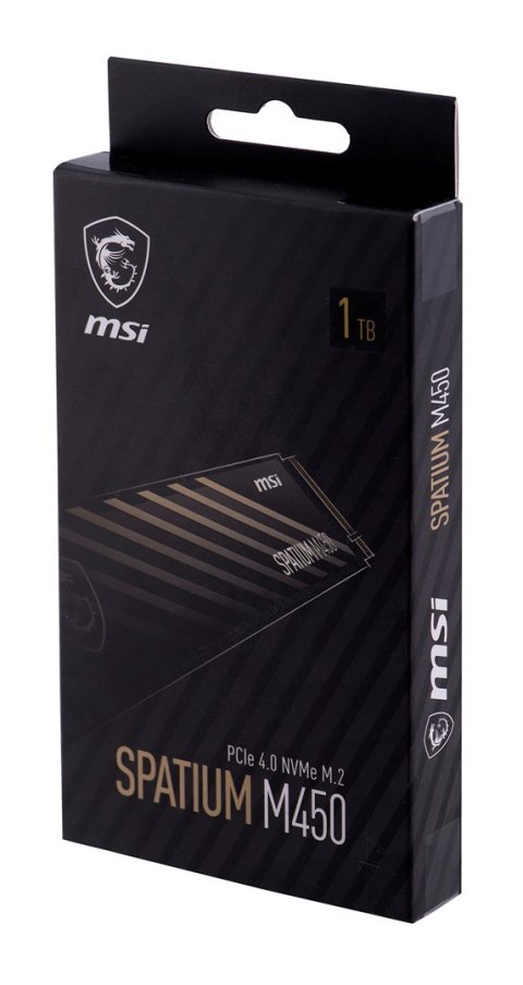 Dysk SSD MSI SPATIUM M450 PCIe 4.0 NVMe M.2 1TB V1 Dysk SSD MSI SPATIUM M450 PCIe 4.0 NVMe M.2 1TB V1