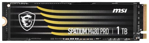 Dysk SSD MSI SPATIUM M480 Pro 1TB PCIe 4.0 NVMe M.2 2280 Dysk SSD MSI SPATIUM M480 Pro 1TB PCIe 4.0 NVMe M.2 2280