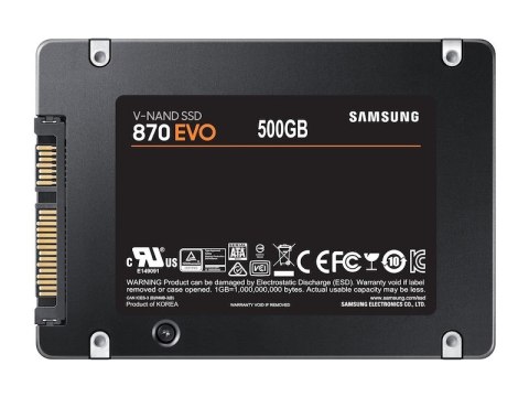 Dysk SSD Samsung 870 EVO 500 GB 2.5" SATA III Dysk SSD Samsung 870 EVO 500 GB 2.5" SATA III
