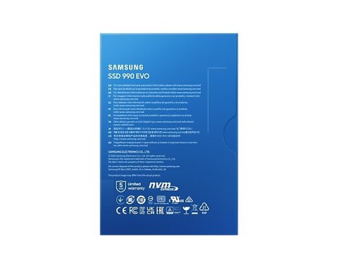Dysk SSD Samsung 990 EVO 1TB M.2 2280 PCI-E x4 Gen4 NVMe Dysk SSD Samsung 990 EVO 1TB M.2 2280 PCI-E x4 Gen4 NVMe