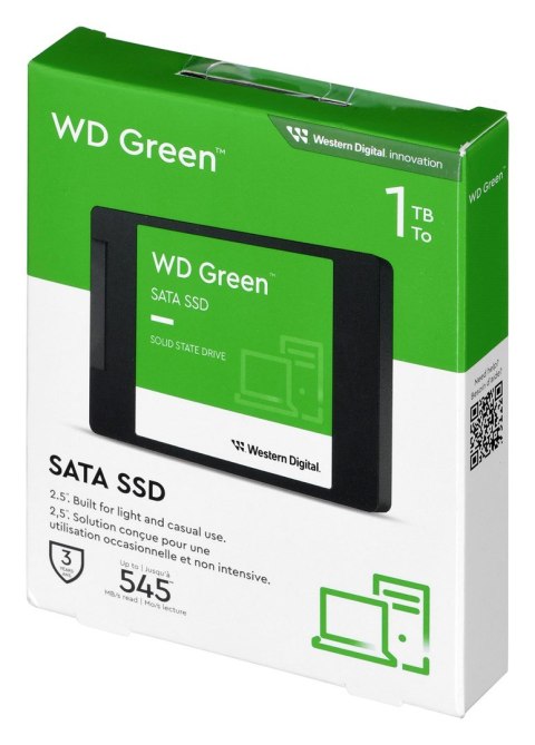 Dysk SSD WD Green WDS100T3G0A (1 TB ; 2.5"; SATA III) Dysk SSD WD Green WDS100T3G0A (1 TB ; 2.5"; SATA III)