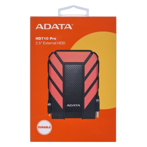 Dysk zewnętrzny HDD ADATA HD710 PRO (1TB; 2.5"; USB 3.2; czerwony) Dysk zewnętrzny HDD ADATA HD710 PRO (1TB; 2.5"; USB 3.2; czerwony)