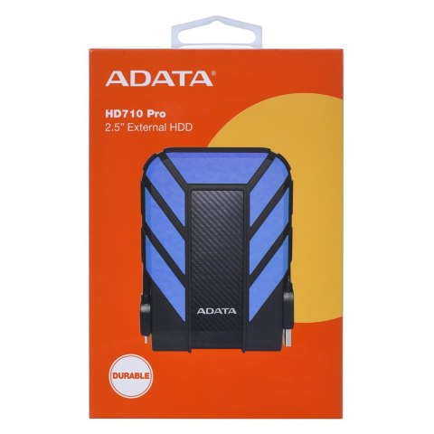 Dysk zewnętrzny HDD ADATA HD710 PRO (1TB; 2.5"; USB 3.2; niebieski) Dysk zewnętrzny HDD ADATA HD710 PRO (1TB; 2.5"; USB 3.2; niebieski)
