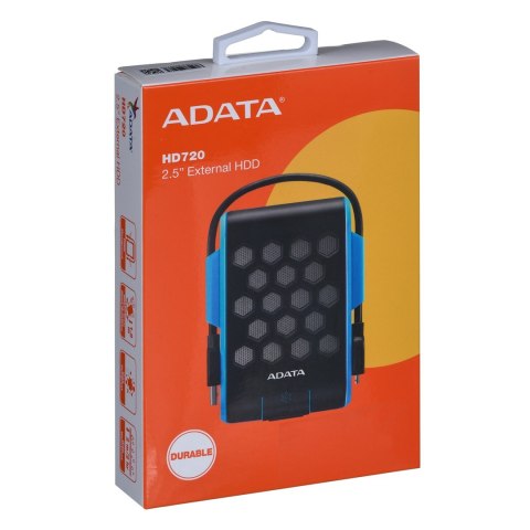 Dysk zewnętrzny HDD ADATA HD720 (1TB; 2.5"; USB 3.2; niebieski) Dysk zewnętrzny HDD ADATA HD720 (1TB; 2.5"; USB 3.2; niebieski)