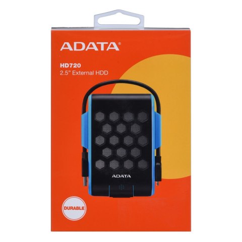Dysk zewnętrzny HDD ADATA HD720 (1TB; 2.5"; USB 3.2; niebieski) Dysk zewnętrzny HDD ADATA HD720 (1TB; 2.5"; USB 3.2; niebieski)
