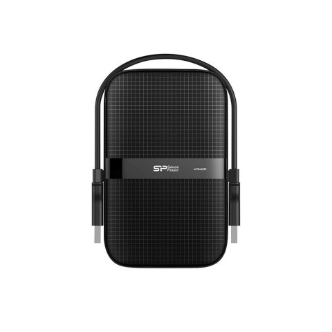 Dysk zewnętrzny HDD Silicon Power Armor A60 (1TB; 2.5"; USB 3.2; 5400 obr/min; Black; SP010TBPHDA60S3A) Dysk zewnętrzny HDD Silicon Power Armor A60 (1TB; 2.5"; USB 3.2; 5400 obr/min; Black; SP010TBPHDA60S3A)