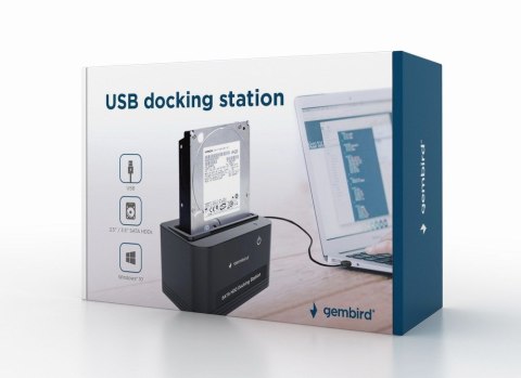 GEMBIRD STACJA DOKUJĄCA HDD SATA 2.5/3.5 USB 2.0 + ZASILACZ HD32-U2S-5 GEMBIRD STACJA DOKUJĄCA HDD SATA 2.5/3.5 USB 2.0 + ZASILACZ HD32-U2S-5