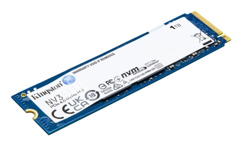Kingston DYSK SSD 1000G NV3 M.2 2280 PCIe 4.0 NVMe Kingston DYSK SSD 1000G NV3 M.2 2280 PCIe 4.0 NVMe