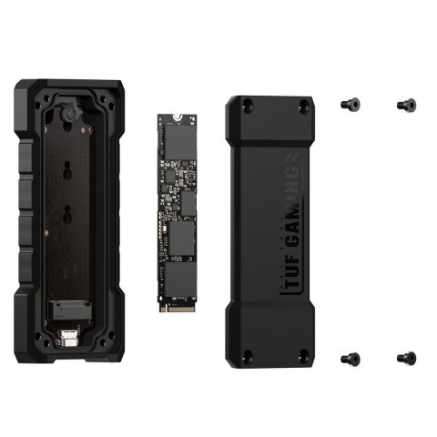 Obudowa na dysk zewnętrzny SSD Asus TUF Gaming A2 Czarny Obudowa na dysk zewnętrzny SSD Asus TUF Gaming A2 Czarny
