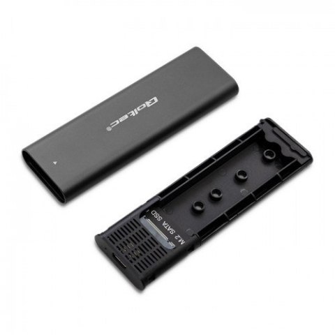 QOLTEC OBUDOWA DO DYSKÓW KIESZEŃ M.2 SATA SSD | NGFF | USB TYP C QOLTEC OBUDOWA DO DYSKÓW KIESZEŃ M.2 SATA SSD | NGFF | USB TYP C