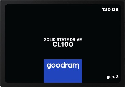 SSD GOODRAM CL100 Gen. 3 120GB SATA III 2,5 RETAIL SSD GOODRAM CL100 Gen. 3 120GB SATA III 2,5 RETAIL