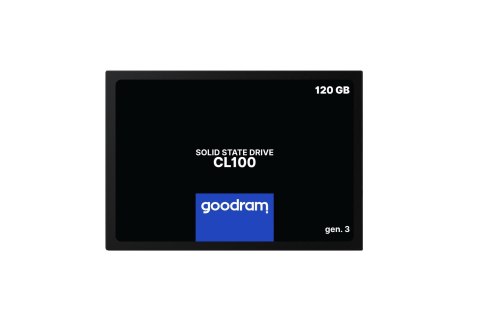 SSD GOODRAM CL100 Gen. 3 120GB SATA III 2,5 RETAIL SSD GOODRAM CL100 Gen. 3 120GB SATA III 2,5 RETAIL