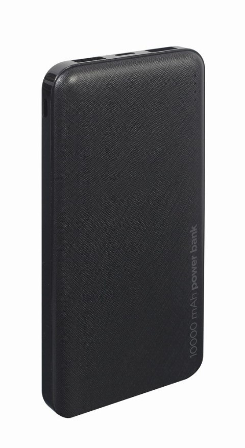 GEMBIRD POWERBANK 10000 MAH 2X USB, CZARNY GEMBIRD POWERBANK 10000 MAH 2X USB, CZARNY
