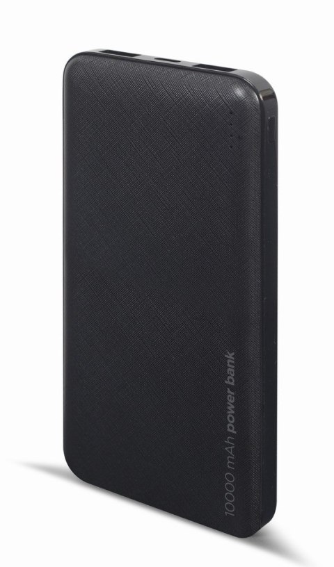 GEMBIRD POWERBANK 10000 MAH 2X USB, CZARNY GEMBIRD POWERBANK 10000 MAH 2X USB, CZARNY