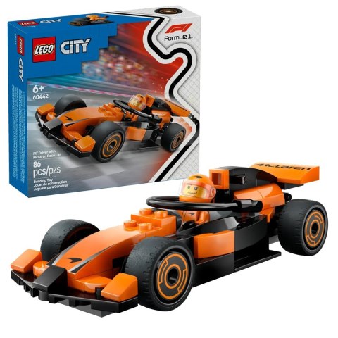 LEGO CITY 60442 F1 Kierowca i bolid McLaren LEGO CITY 60442 F1 Kierowca i bolid McLaren